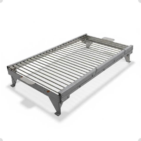 Parrilla Acero Inoxidable Desarmable 80 X 50 Cm Doña Ana