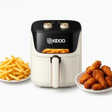 Freidora De Aire Sin Aceite Airfryer 5,5 Litros 1200w Kidoo AIR010 - comprar online