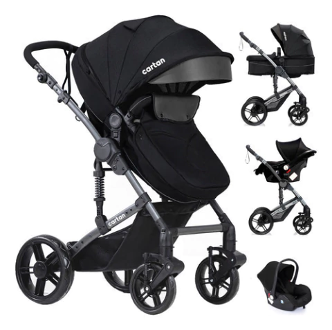 Coche De Bebe Con Huevito 3 En 1 Con Travel System Cartan - STL750PLUS - comprar online