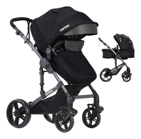 Coche Bebe Cartan Plegable Liviano Convertible Cuna Asiento - STL750 - comprar online