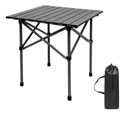 Mesa Camping Aluminio Enrrollable Super Liviana Portatil