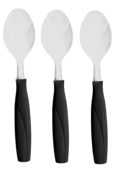 Set De Cucharas X 3 Piezas Cubiertos Brinox Itaparica Negro - 6001-310 - comprar online