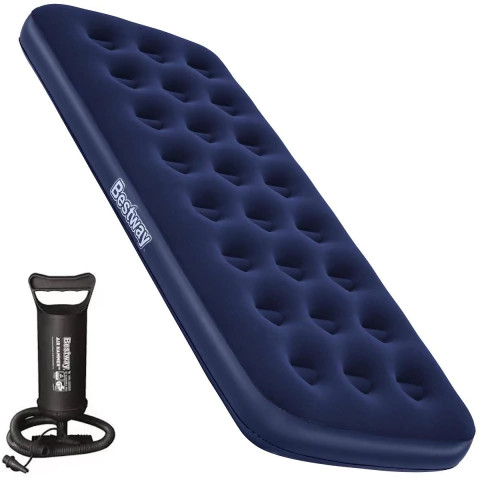 Colchón Inflable Bestway 1 Plaza Con Inflador Manual