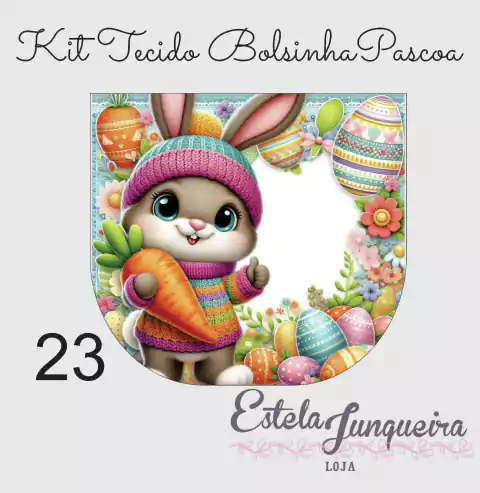 kit tecido bolsinha 23