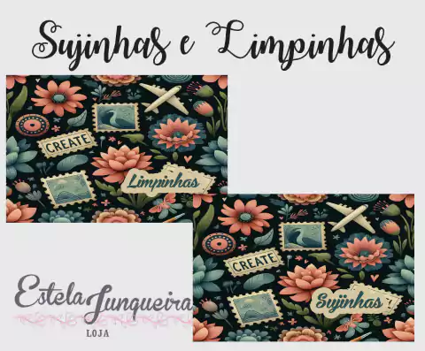 kit tecido sujinhas e limpinhas 32n