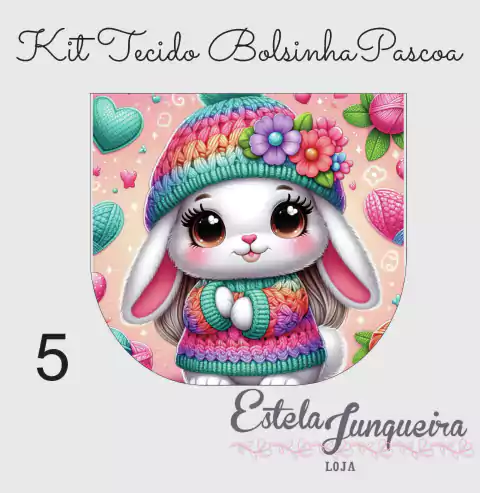 kit tecido bolsinha 5