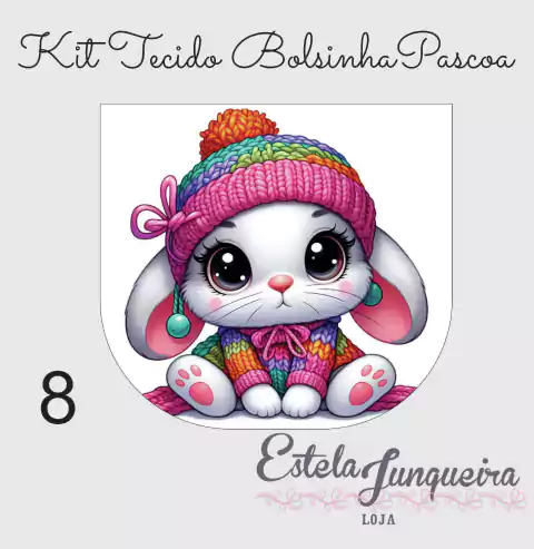 kit tecido bolsinha 8