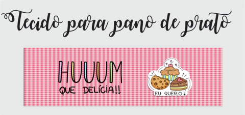 tira de tecido para pano de prato huuum