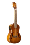 Ukelele Concierto Violin Sunburst con EQ (Incluye Funda Acolchada)