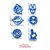 Cortantes - Superheroes x6 - comprar online
