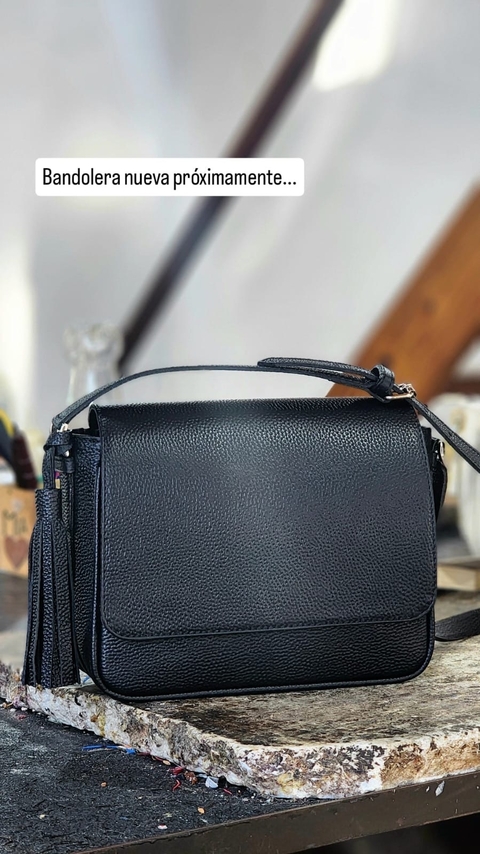 Bandolera “FLORENCIA” negra
