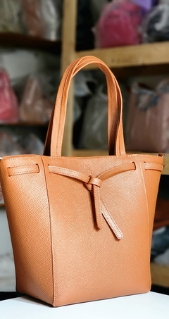 Cartera "Romi" cuero graneado suela - tienda online
