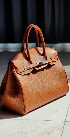 Cartera "Paris Grande" cuero graneado suela - tienda online