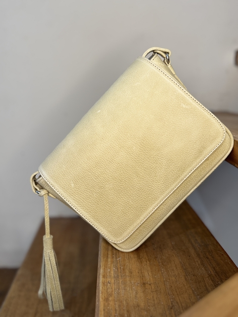 Bandolera Florencia beige - comprar online