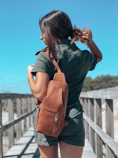 Mochila "Nono" Cuero Graneado Suela