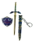 Kit Llavero Espada+Escudo 21 cmts - BeSide