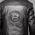 Campera de cuero Bitcoin BTC
