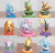 Evee Evoluocionx9 en caja 10-12 cmts