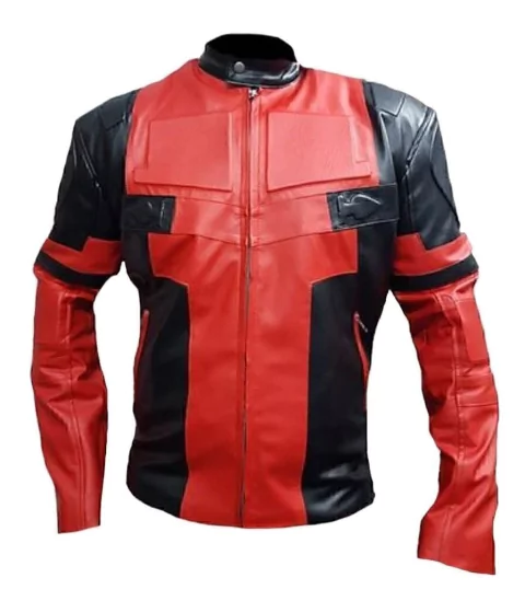 Campera de cuero Deadpool