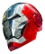 Casco electronico con luz Iron Man