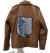 Chaqueta Attack On Titan Larga Simil cuero