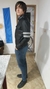 Campera Cuero abrigo interior leon kennedy