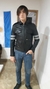 Campera Cuero abrigo interior leon kennedy - comprar online