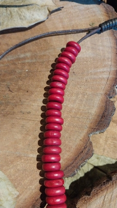 Imagem do Colar Africano Vermelho