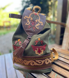 Bolsa Mochila Woodstock Musgo