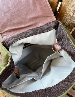Bolsa Mochila Woodstock Musgo na internet