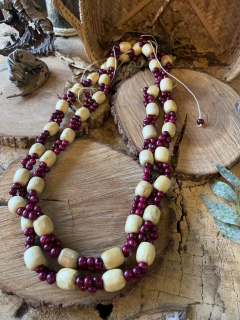 Colar Açai Vinho - comprar online