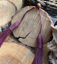 Colar Indiano Corda Vinho - comprar online