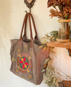 Bolsa Mandala Cinza - loja online