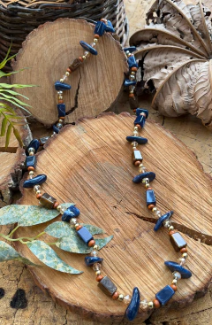 Colar Indiano Azul
