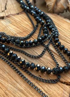Colar Indiano Mix Preto na internet