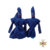 Boneco de Vulto - Casal - Cor - Azul Escuro