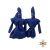 Boneco de Vulto - Casal - Cor - Azul Escuro