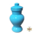 Quartinha de Louça - S/Alça - Cor Azul Claro - Tam P 16cm