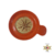 Incensario Prato 10 cm Universal Laranja em Resina