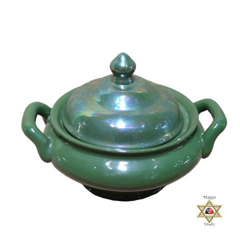 Sopeira Lisa C/Pé C/Alça Verde Perolado Tam G