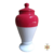 Quartinha de Louça - S/Alça - Cor Vermelho/Branco - Tam G 29cm - comprar online
