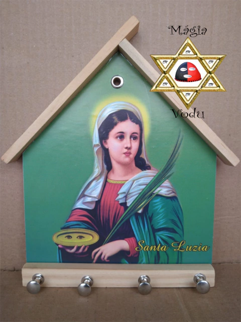 PORTA CHAVEIRO - SANTA LUZIA