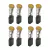 Kit com 4 pares de Escova Carvão Compatível com Serra Tico Tico ESTT800 FW008808