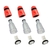 Kit 3un Conector Transparente Filtro e Engate Rapido Vermelho Compatível com Lavajato Bumafer LB1522