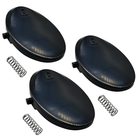 Kit 3un Tecla Trava Preta 3un Mola do Recipiente Electrolux Power Speed STK12 A21793701 A21793601