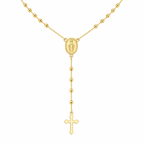 COLAR  RELIGIOSO TERÇO  BCDA11834 (12 PEÇAS)