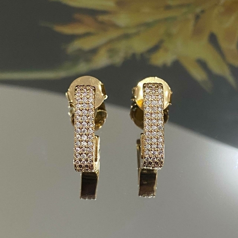 BRINCO VINTAGE MICROZIRCONIAS LBA23897 (12 PARES) - comprar online