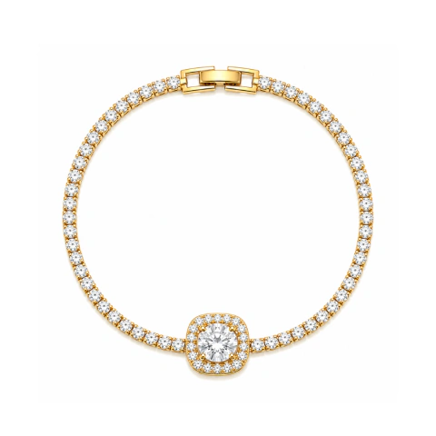 (INSPIRAÇ?O) PULSEIRA ZIRCÔNIA RIVIERA MPBA32322 (12 PEÇAS)