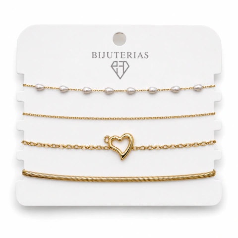 Kit Chokers Bijuteria Correntes KCE87501 -3(12 kits)
