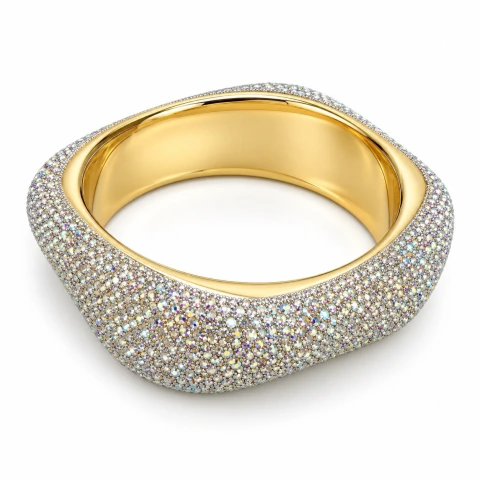 Bracelete Bijuteria Malha de Strass EPEB35010-2 (12 peças)
